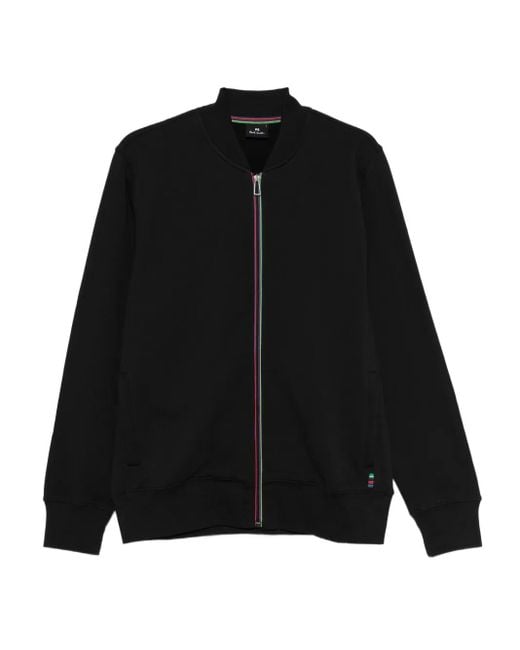 メンズ Paul Smith ジップディテール スウェットシャツ Black