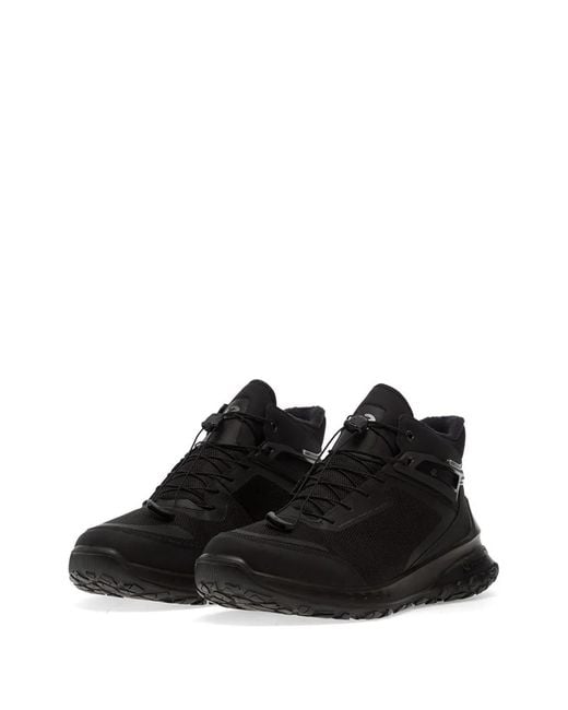 Ecco Black Toggle-Fastening Boots for men