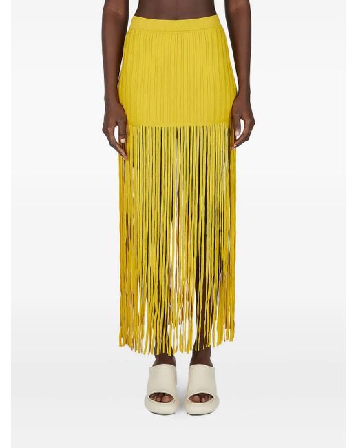 Simon Miller Yellow Twizz Skirt