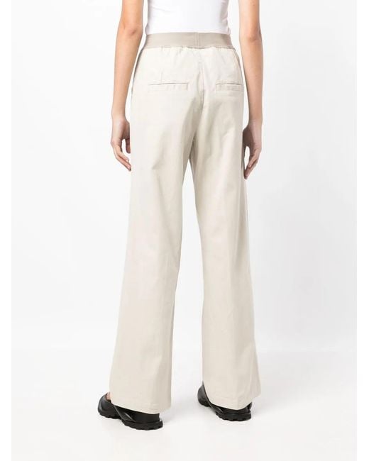 Fear Of God White Logo-Waistband Straight-Leg Trousers