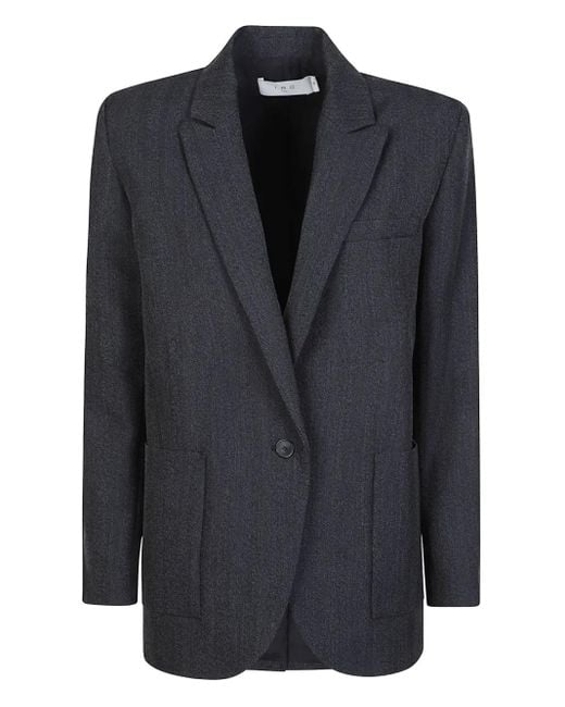 IRO Wool Single-breasted Blazer Black