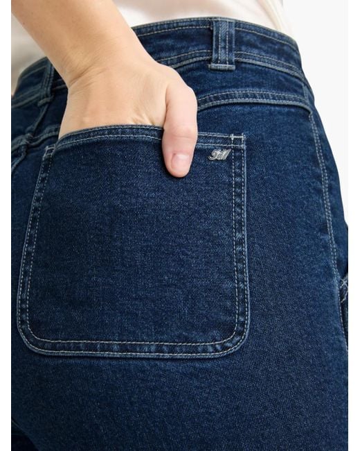 Cinq À Sept Jeans Met Wijde Pijpen in het Blue