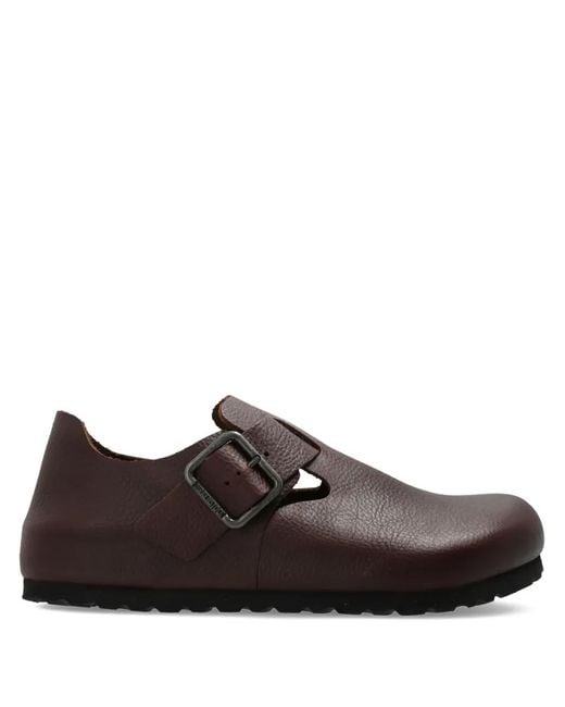 Birkenstock Brown London Wire Buckle Shoes for men