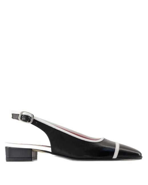 Pumps Elisa Con Cinturino Posteriore di CAREL PARIS in Black