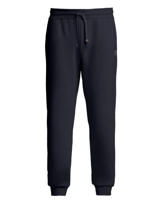 Parajumpers Blue Drawstring-Cuffed Track Pants for men