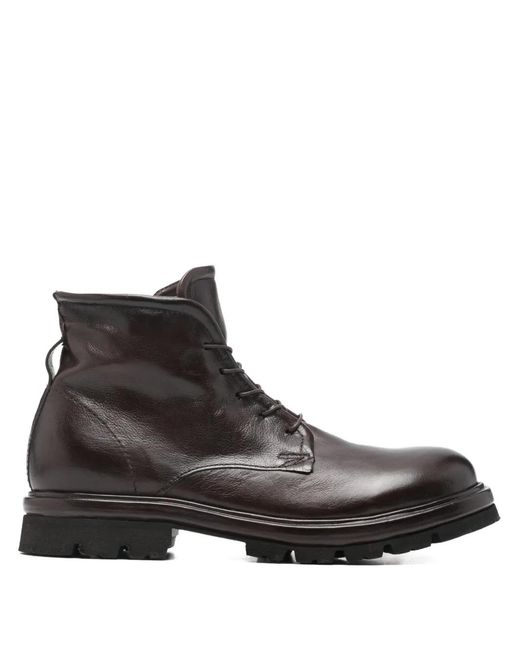 Stivali Stringati di A.s.98 in Black da Uomo