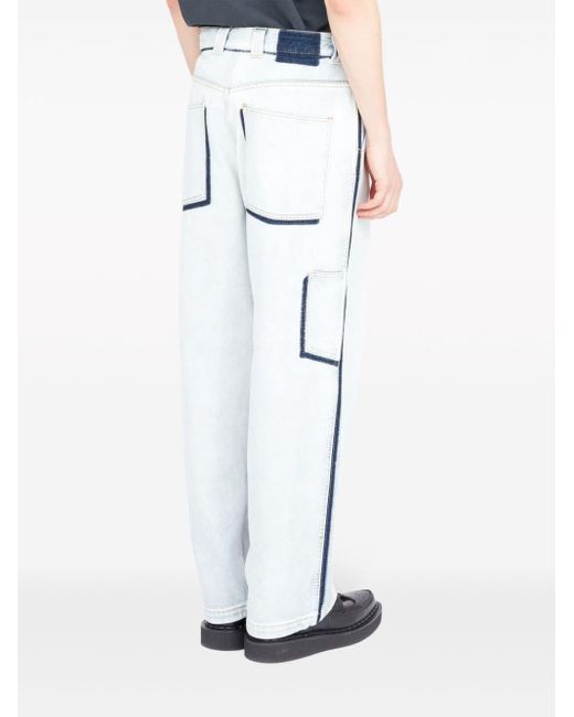 Maison Margiela Straight-Leg-Jeans aus japanischem Denim in White für Herren