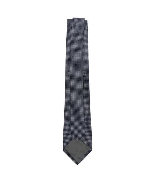 Dell'Oglio Blue Martin Patterned Tie for men