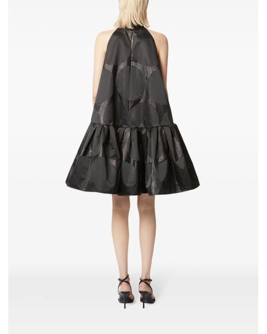 Nina Ricci Women's Black Peplum Mini Dress