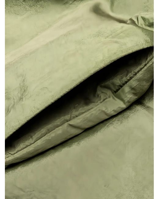 Jil Sander Green Belted Pocket Shorts for men