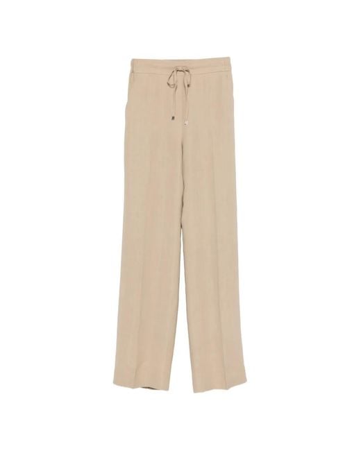 Antonelli Natural Selena Drawstring Trousers