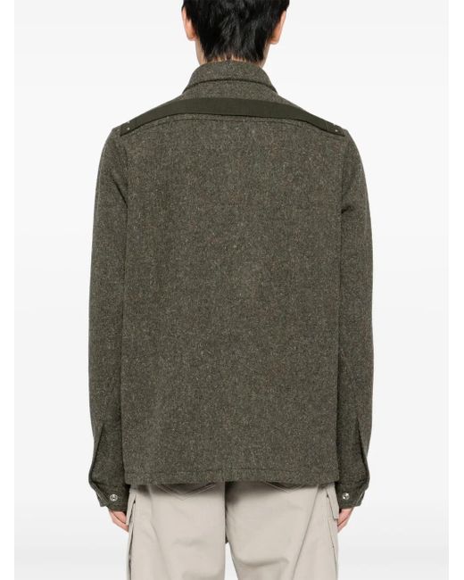 Rick Owens Green Wool Jacket for men