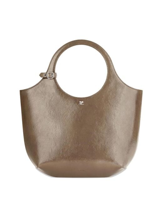 Courreges Holy ハンドバッグ M Brown