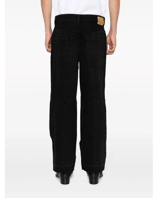 Isabel Marant Black Jorel Panelled Trousers for men