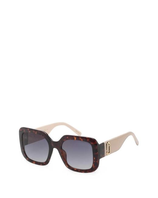 Marc Jacobs Brown Square-Frame Sunglasses