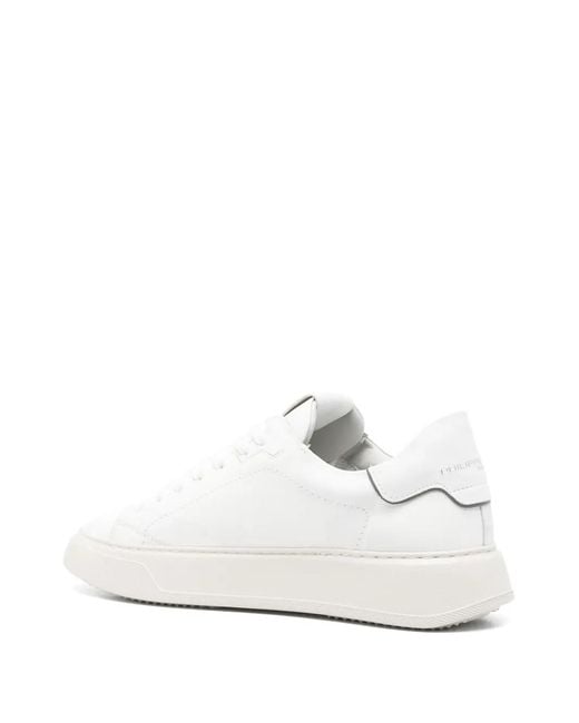 Philippe Model White Temple Sneakers for men