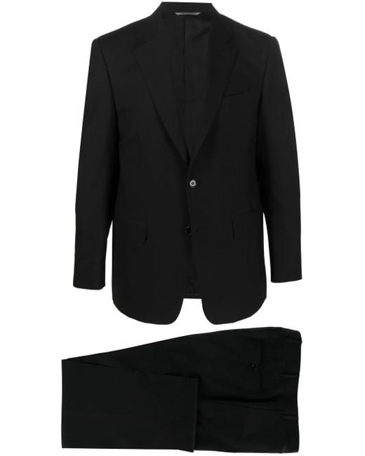 Canali Einreihiger Anzug in Black für Herren