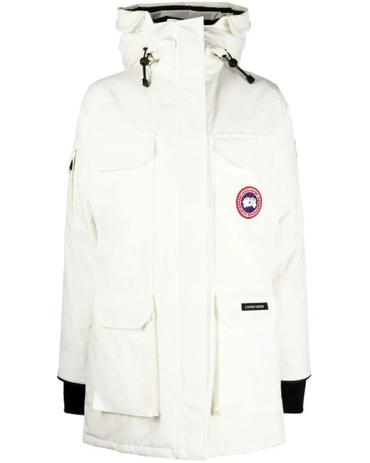 Canada Goose White Expedition Parka N. Star