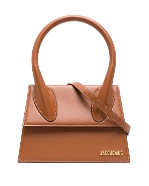 Jacquemus Leather Le Grand Chiquito Tote Bag in Brown Lyst