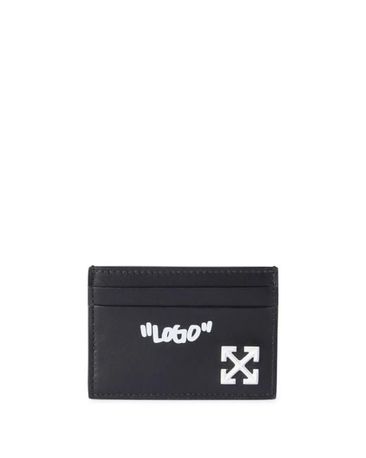 Off-White c/o Virgil Abloh White Jitney Leather Card Holder