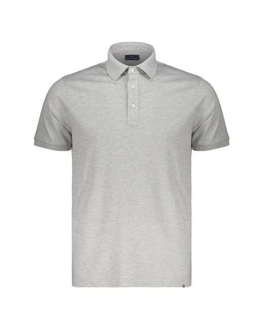Paul & Shark Gray Polo Boutonné À Manches Courtes for men