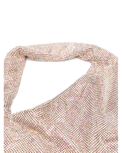 Kara Pink Crystal-embellished Mini Bag