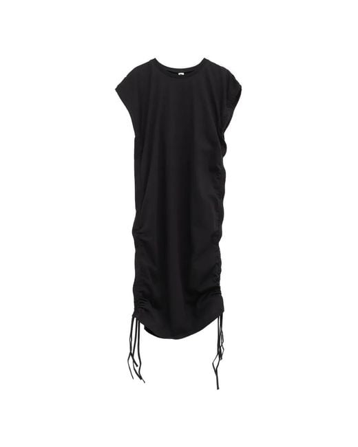 Baserange Black Drawstring Dress
