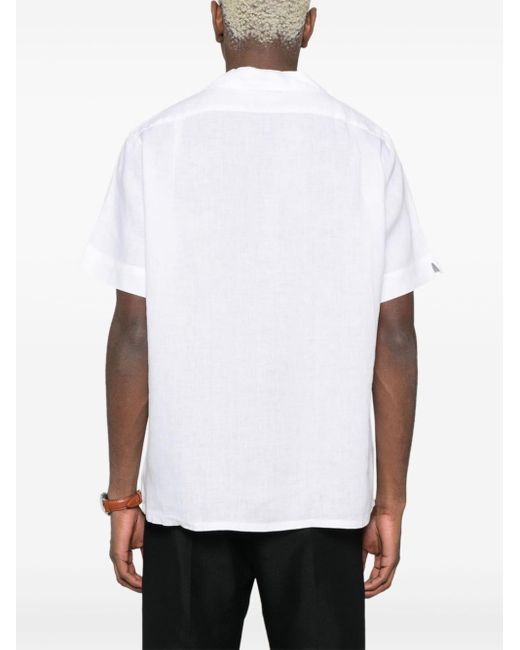 Polo Ralph Lauren Linnen Overhemd Met Borduurwerk in het White voor heren