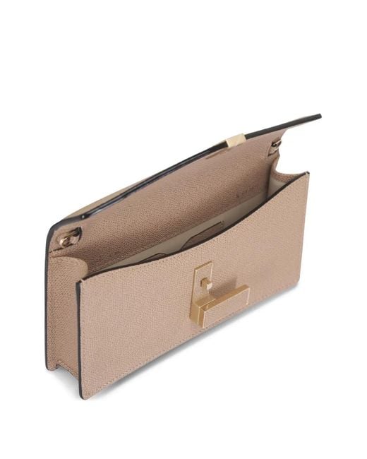 Valextra Natural Iside Clutch Bag