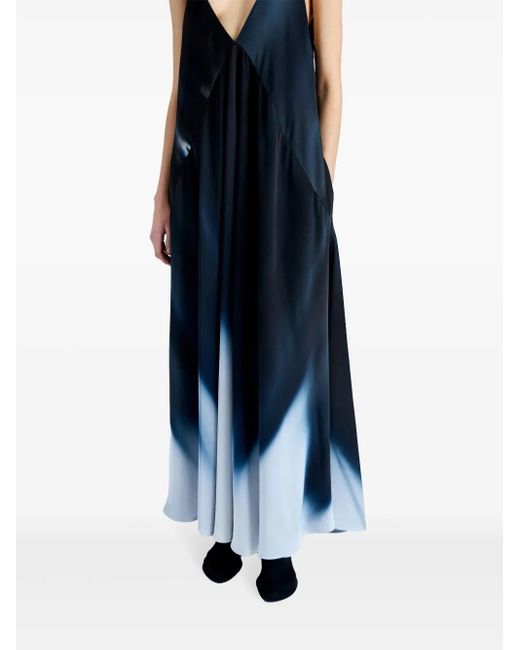 Proenza Schouler Blue Torres Gradient-Effect Maxi Dress
