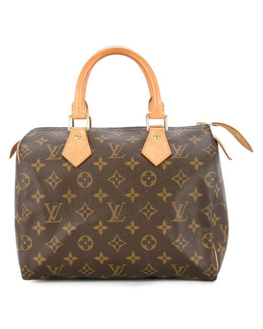 Bolso shopper Speedy 25 Louis Vuitton de color Brown