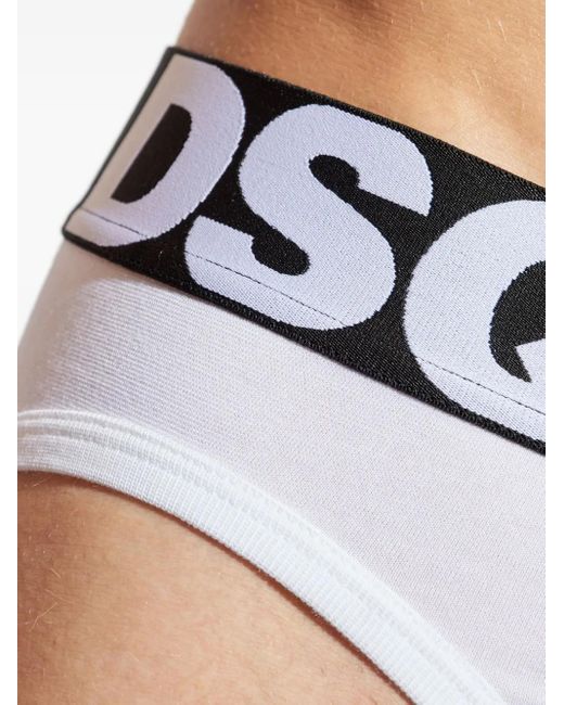 DSquared² Slip Met Logoband in het Blue voor heren