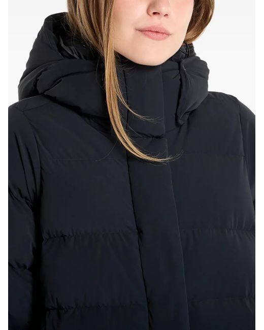 Columbia Blue Logo-Print Padded Jacket