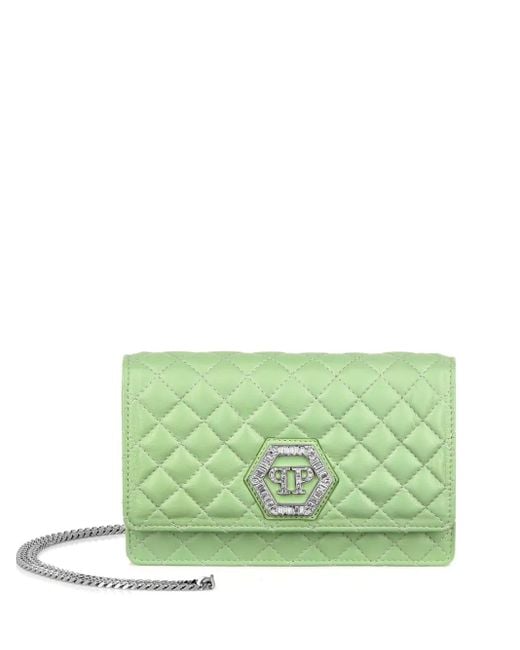 Philipp Plein Matelassé Tas in het Green