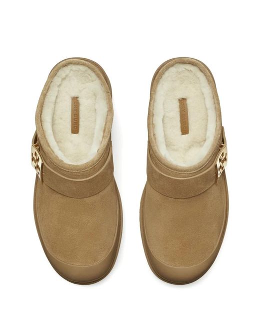 Tory Burch Brown 40Mm Mellow Mules