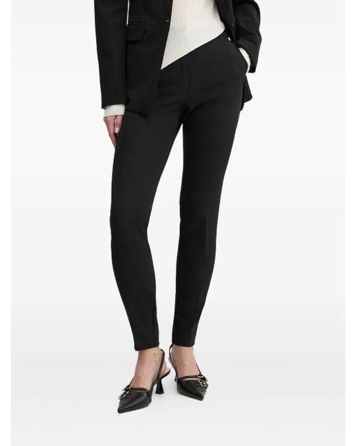 HUGO Pantalon Met Logoplakkaat in het Black