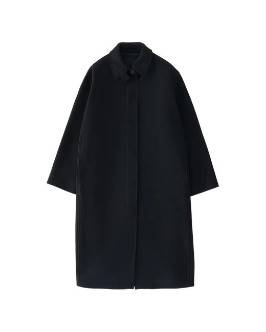 Studio Nicholson Women's Blue Manteau Ria À Coupe Évasée