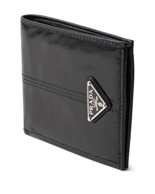 Prada Black Leather Wallet for men