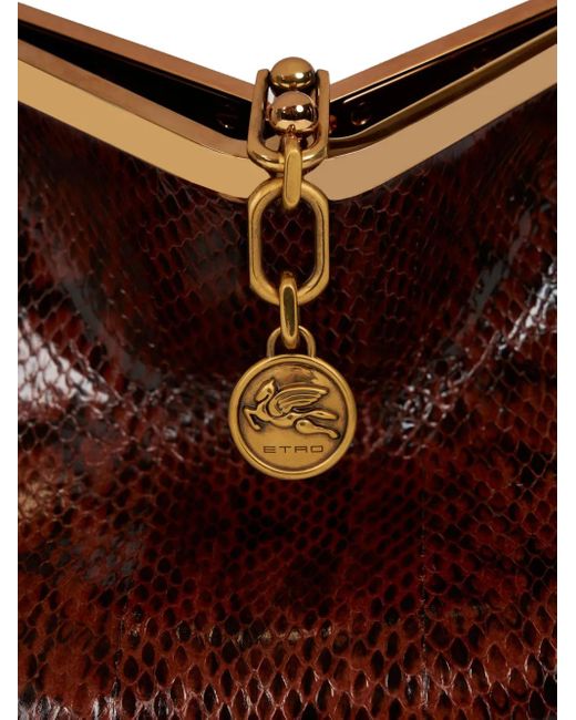 Etro White Medium Vela Bag