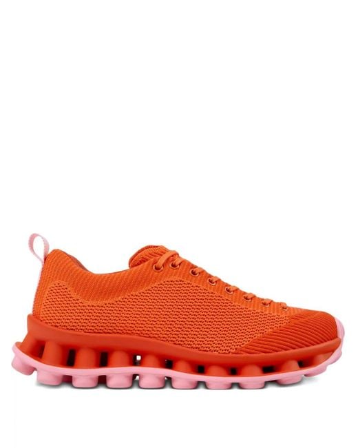 Camper Red X Sunnei Pelotissima Knitted Sneakers for men