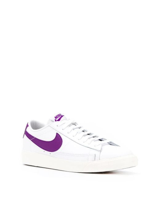 Nike Leather Blazer Low-top Sneakers in White for Men - Lyst