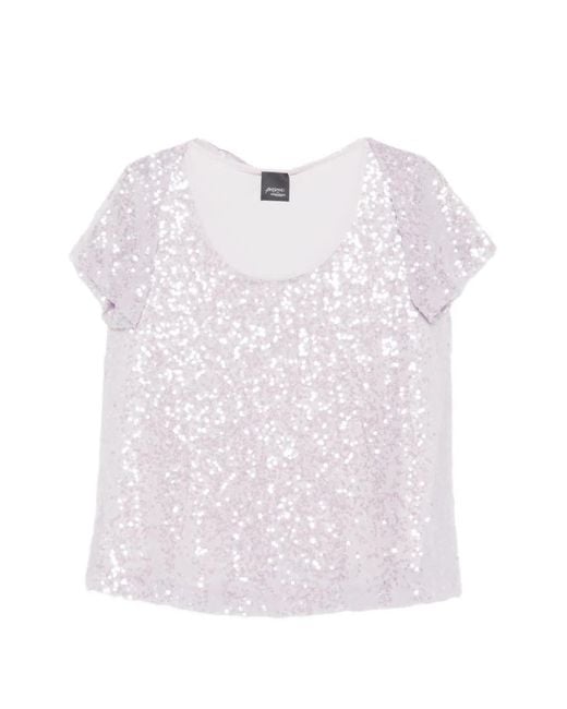 Marina Rinaldi Pink Pmrtritone Sequin Shirts