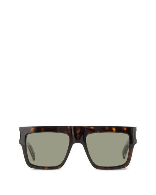 Saint Laurent Black Sl 628 Square-Frame Sunglasses for men