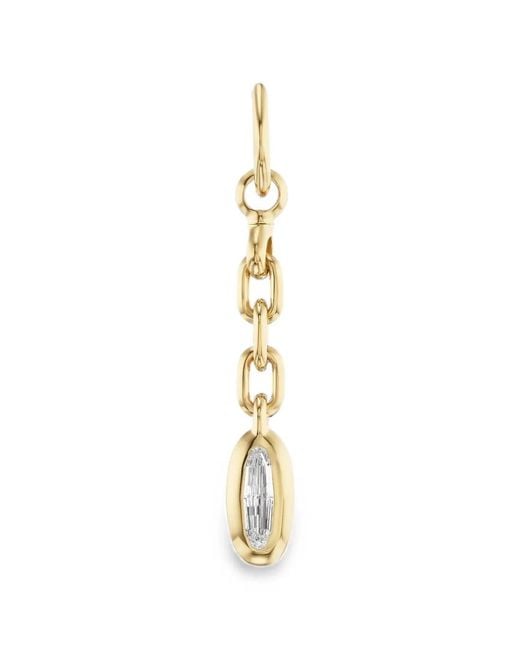 UNIFORM OBJECT Metallic Carriage Drop Diamond Pendant