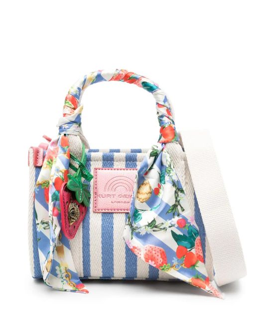 Kurt Geiger White Small Southbank Tote Bag
