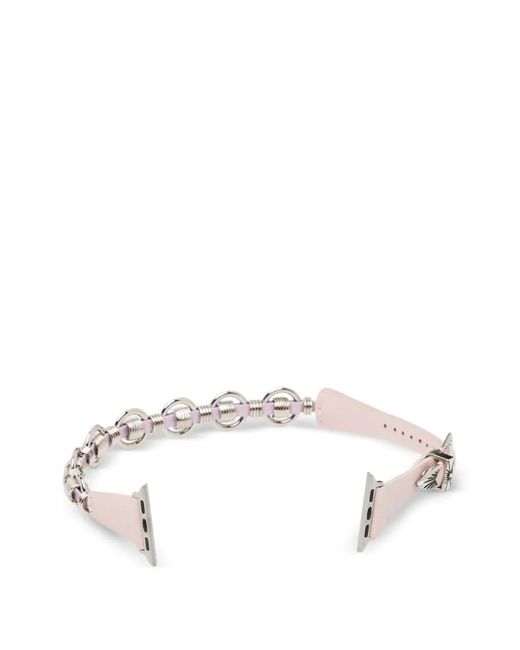 Toga Pink Chain Buckle Watch Strap for men