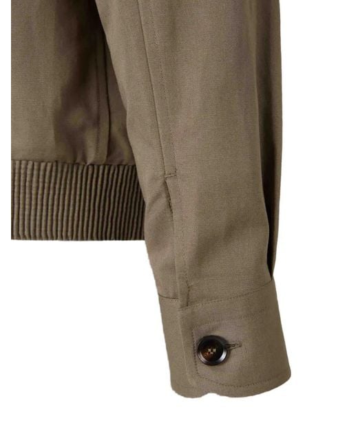 Brioni Jack Met Patch in het Green voor heren
