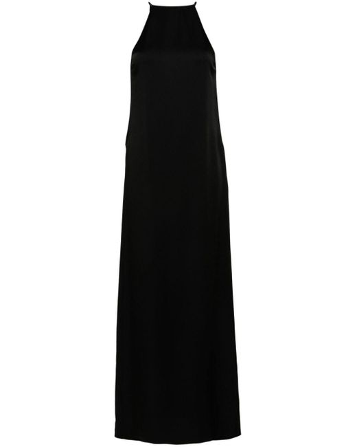 Saint Laurent Black Cut-out-detail Dress