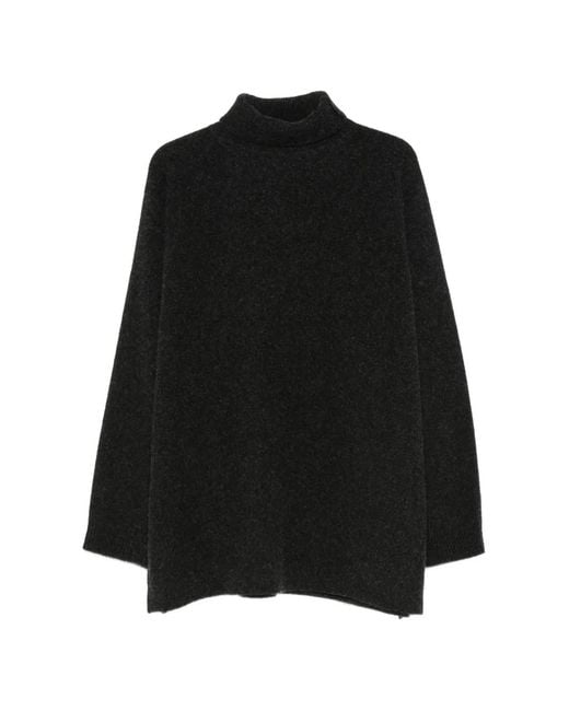 Sofie D'Hoore Black High-Neck Knitted Sweater
