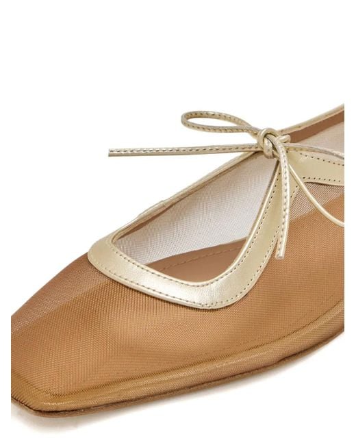 Andrea Gomez Amelia フラットシューズ Brown
